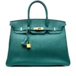 Hermès 2017 Birkin 35 Malachite Togo Gold Hardware