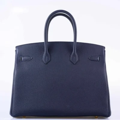 Hermès 2019 Birkin 35 Blue Nuit Togo Gold Hardware Quality Replica