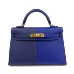 Hermès HSS 2022 Mini Kelly 20 Tri-Color Blue Electric/Blue Encre/Gold Epsom Gold Hardware replica handbags online