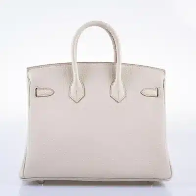 Hermès Birkin 25 Touch Beton Matte Alligator Mississippiensis & Togo Palladium Hardware Lushentic reviews