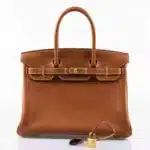 Hermès Rare Collectible Birkin 30 Barenia Faubourg Togo Gold Hardware Replica Designer Bags