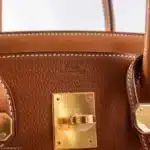 Hermès Rare Collectible Birkin 30 Barenia Faubourg Togo Gold Hardware Replica Designer Bags