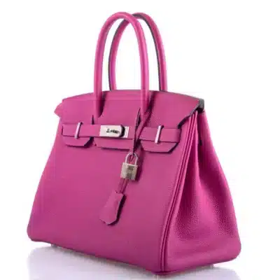 Hermès Birkin 30 Rose Pourpre Togo Palladium Hardware Fake luxury bags for sale