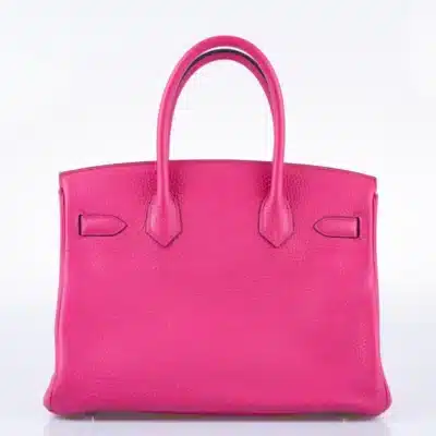 Hermès Birkin 30 Shocking Rose Togo Palladium Hardware