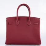 Hermès Birkin 30 Rouge Grenat Togo Gold Hardware