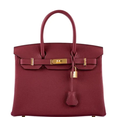 Hermès Birkin 30 Rouge Grenat Togo Gold Hardware