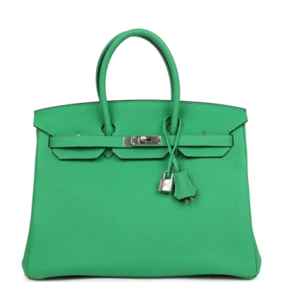 Hermès Birkin 35 Bambou Togo Palladium Hardware