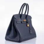 Hermès Birkin 35 Blue Nuit Togo Gold Hardware Lushentic Grade bags