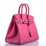 Hermès Birkin 35 Fuchsia Ostrich Palladium Hardware