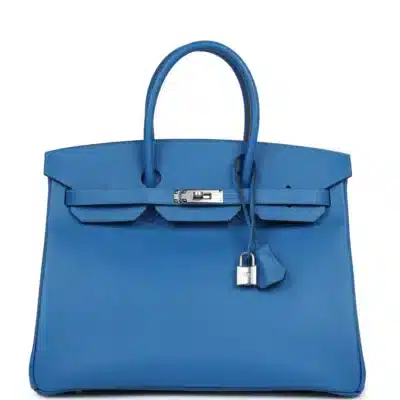 Hermès Birkin 35 Mykonos Epsom Palladium Hardware