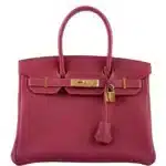 Hermès HSS 2015 Birkin 30 Rubis & Orange H Togo Gold Hardware