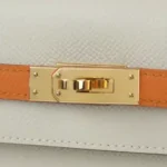 Hermès HSS 2020 Kelly 25 Sellier Apricot and Craie Epsom Gold Hardware Best Lushentic Bags