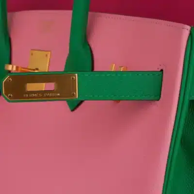 Hermès HSS Birkin 35 Rose Confetti/Rose Tyrien/Bamboo Epsom Brushed Gold Hardware