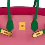 Hermès HSS Birkin 35 Rose Confetti/Rose Tyrien/Bamboo Epsom Brushed Gold Hardware