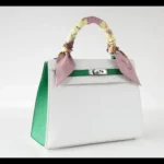 Hermès HSS Kelly 25 Sellier Crisp White And Fresh Bamboo Epsom Palladium Hardware Replica luxury handbags