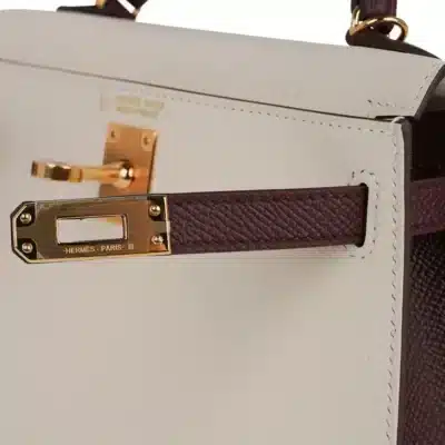 Hermès HSS Mini Kelly 20 Sellier Nata Bordeaux Epsom