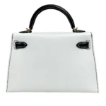 Hermès HSS Rare Collectible Mini Kelly 20 Black and White Panda Epsom Gold Hardware Replica designer handbags