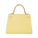 Hermès Kelly 25 Jaune Poussin Epsom Gold Hardware Affordable designer bag dupes