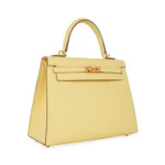 Hermès Kelly 25 Jaune Poussin Epsom Gold Hardware Affordable designer bag dupes