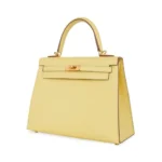 Hermès Kelly 25 Jaune Poussin Epsom Gold Hardware Affordable designer bag dupes