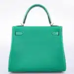 Hermès Kelly 25 Retourne Menthe Togo and Shiny Niloticus Lizard Gold Hardware replica bags