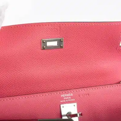 Hermès Kelly 25 Sellier Rose Azalee Epsom Palladium Hardware Fake luxury bags for sale