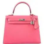 Hermès Kelly 25 Sellier Rose Azalee Epsom Palladium Hardware Fake luxury bags for sale