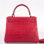 Hermès Kelly 28 Retourne Rose Extreme Matte Alligator Mississippiensis Palladium Hardware Quality Rep