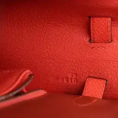 Hermès Limited Edition Kelly 25 Sellier Rouge Venitien Rouge Sellier Rose Texas Epsom detail3