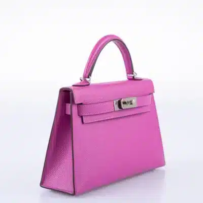 Hermès Mini Kelly 20 II Sellier Magnolia Epsom Palladium Hardware Lushentic Grade bags