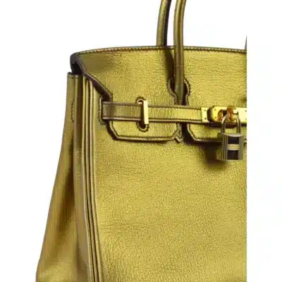 Hermès 2004 Birkin 25 Gold Chevre Gold Hardware