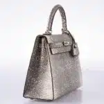 Hermès 2010 Kelly 25 Sellier Ombre Lizard Palladium Hardware dupes bag