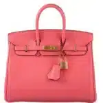 Hermès 2013 Birkin 25 Rose Lipstick Togo Gold Hardware Luxury replica handbags