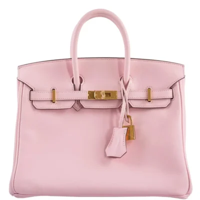 Hermès 2015 Birkin 25 Rose Sakura Swift Gold Hardware