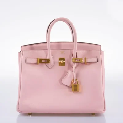 Hermès 2015 Birkin 25 Rose Sakura Swift Gold Hardware