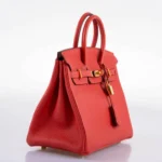 Hermès 2015 Birkin 25 Rouge Pivoine Togo Gold Hardware