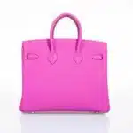 Hermès 2018 Birkin 25 Magnolia Togo Palladium Hardware Handmade replica bags