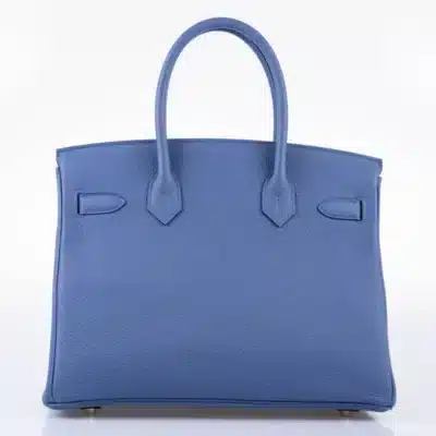 Hermès 2018 Birkin 30 Blue Brighton Clemence Gold Hardware