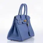 Hermès 2018 Birkin 30 Blue Brighton Clemence Gold Hardware