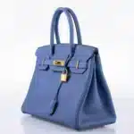 Hermès 2018 Birkin 30 Blue Brighton Clemence Gold Hardware