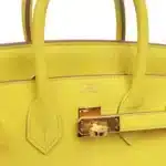 Hermès 2019 Birkin 25 Lime Swift Gold Hardware Lushentic Replica