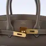 Hermès 2019 Birkin 30 Etoupe Taurillon Novillo Gold Hardware Quality Rep