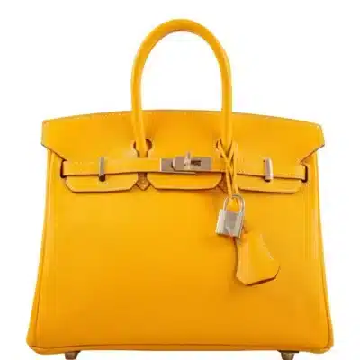 Hermès 2019 Jaune D'Or Epsom Palladium Hardware handbag dupes