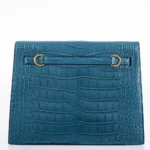 Hermès 2019 Kelly 22 Danse Blue Colvert Matte Alligator Mississippiensis Gold Hardware luxury bags