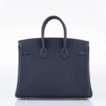 Hermès 2020 Birkin 25 Bleu Nuit Togo Gold Hardware