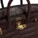 Hermès Birkin 20 Sellier Havane Matte Alligator Gold Hardware Best Lushentic Bags