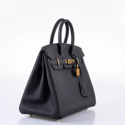 Hermès Birkin 25 Black Togo Gold Hardware