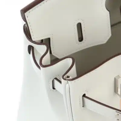 Hermès Limited Edition Birkin 25 Blanc Swift Palladium Hardware