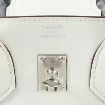 Hermès Limited Edition Birkin 25 Blanc Swift Palladium Hardware