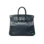 Hermès Birkin 25 Bleu Niloticus Lizard Palladium Hardware